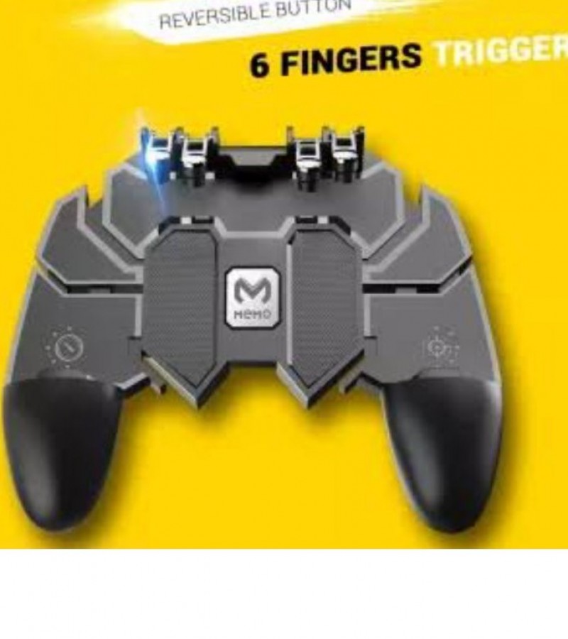 AK66 PUBG MOBILE GAME CONTROLLER TRIGGER SIX FINGER ALL-IN-ONE