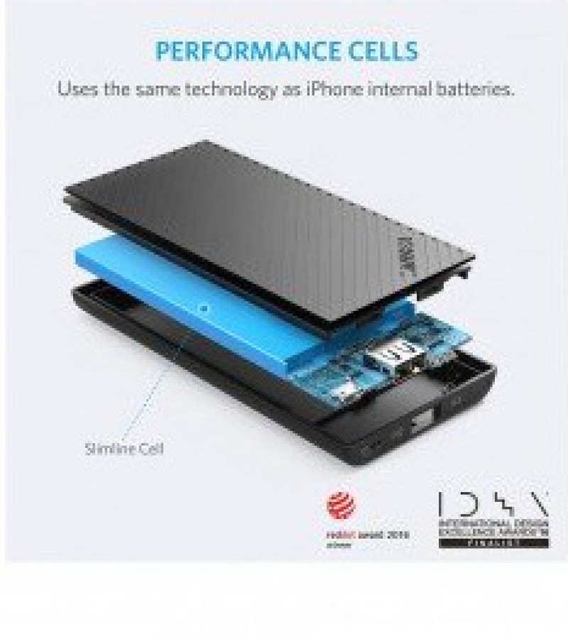 Anker Portable Ultra Slim Power Bank 5000 mAh - The Ultra Compact Portable Charger Core