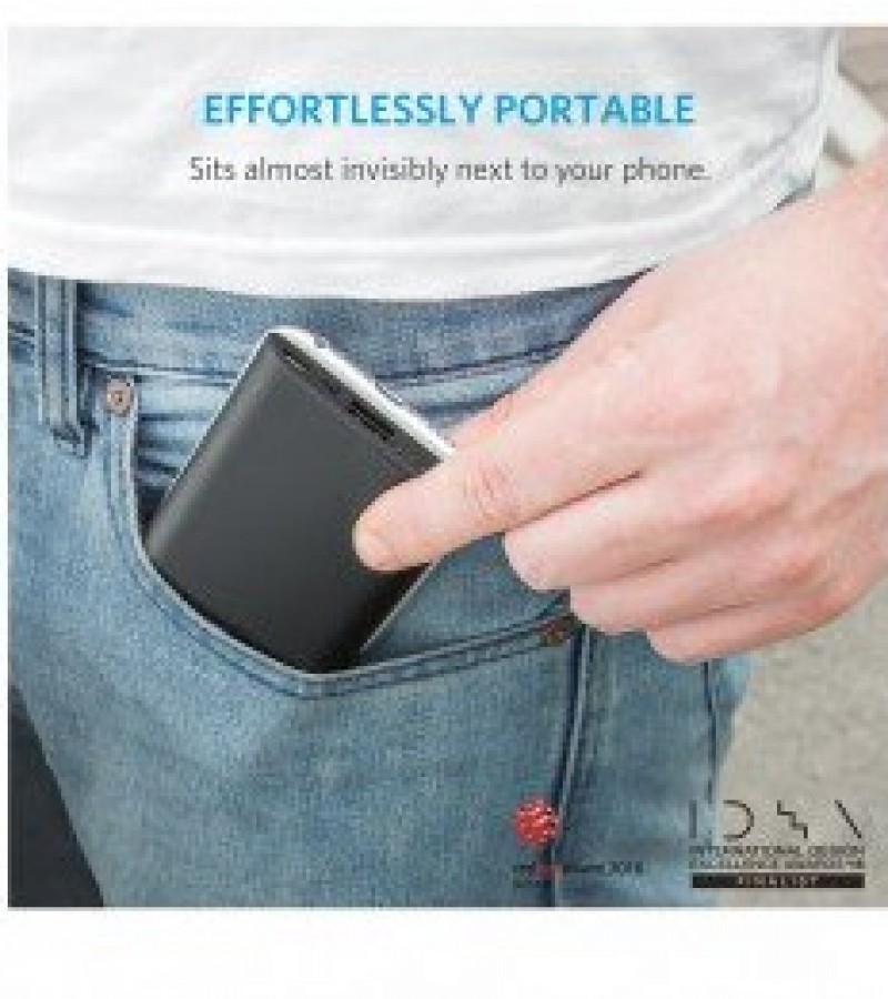 Anker Portable Ultra Slim Power Bank 5000 mAh - The Ultra Compact Portable Charger Core