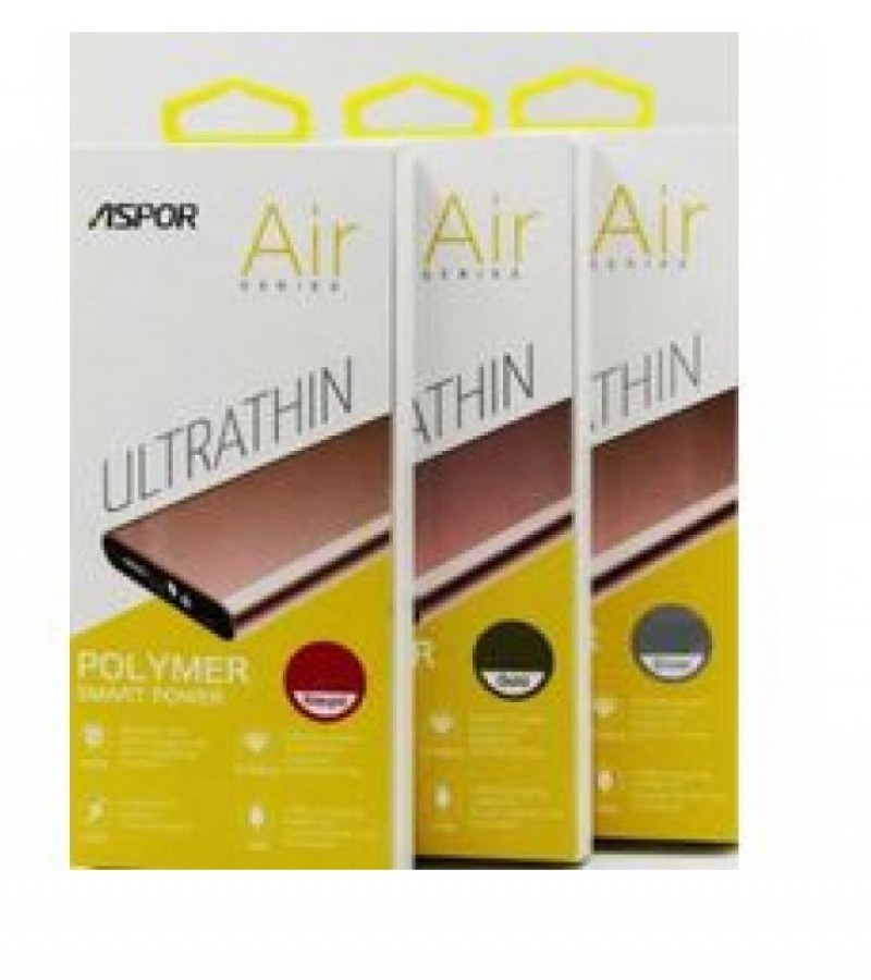ASPOR A383 POWER BANK 10000MAH POLYMER AIR ULTRA THIN