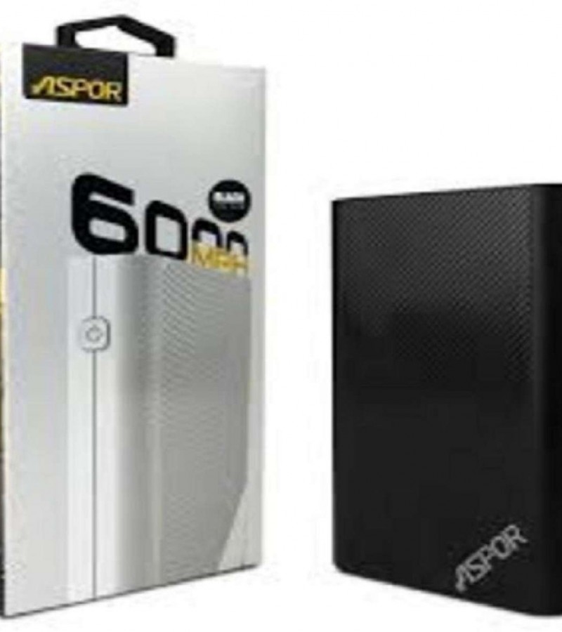 Aspor Pocket Power bank 6000mAh with High Capacity