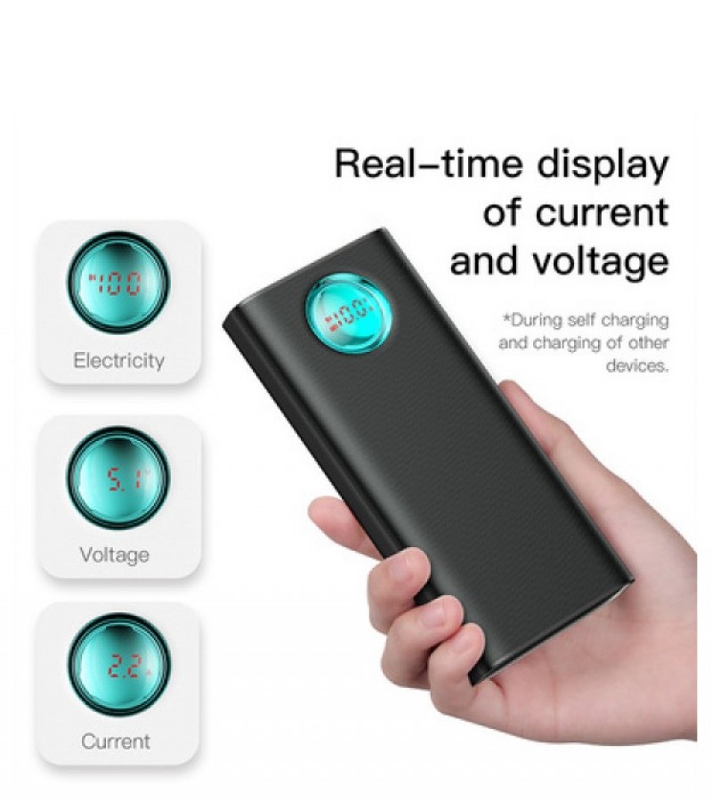 Baseus Amblight Quick Charge 3.0 Type C PD Fast Charge Power Bank 20000 mAh