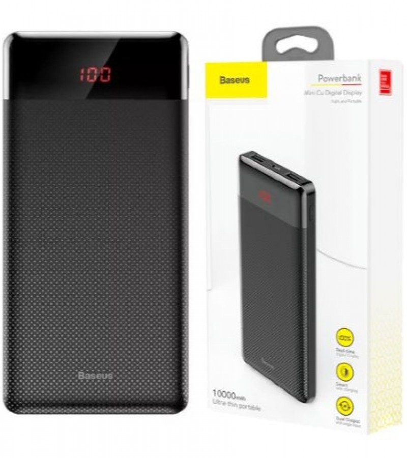 Baseus Mini CU Digital Display Power Bank 10,000mAh