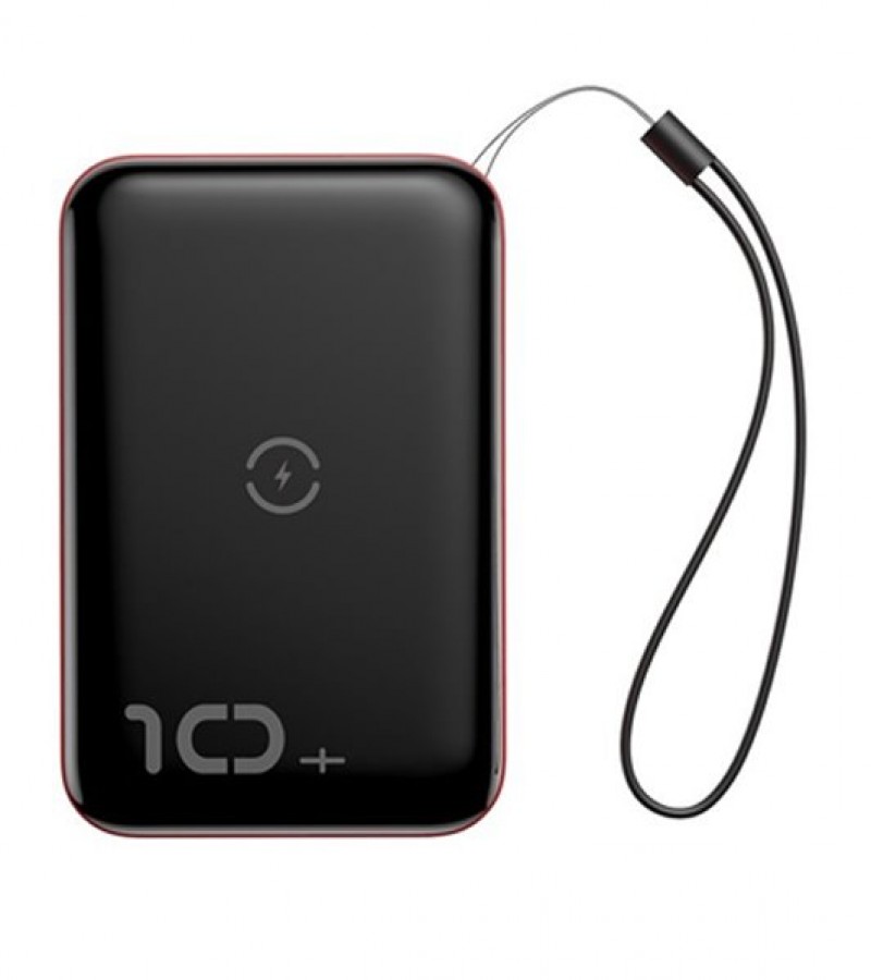 Baseus Mini S Bracket Power Bank 10000mAh 18W with Wireless Charger Qi 10W