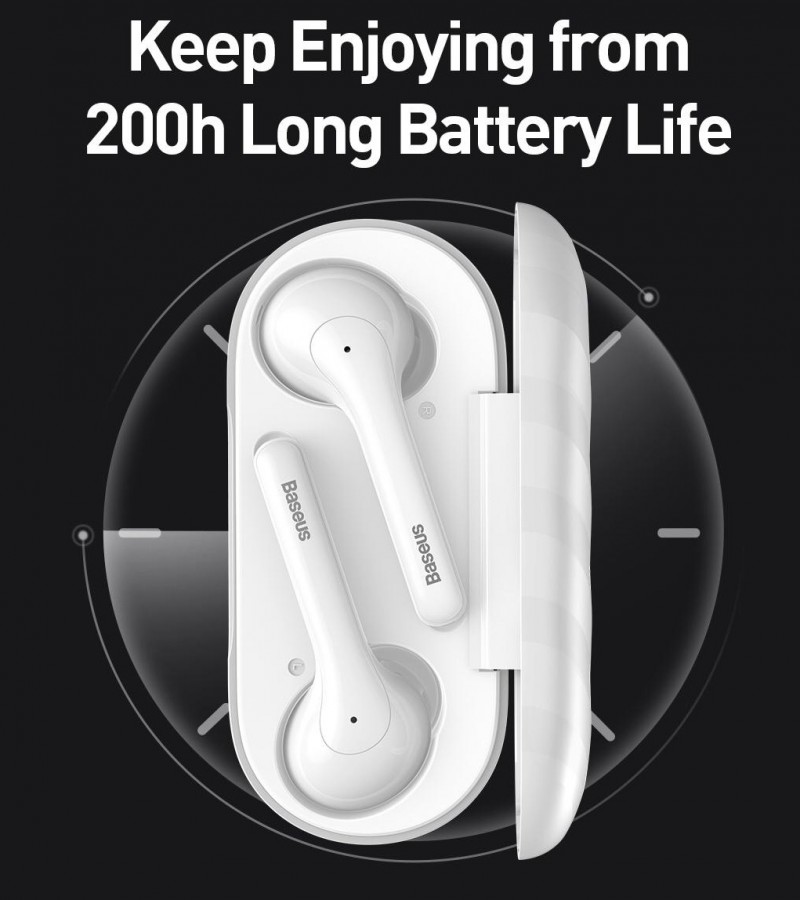 Baseus W07 Bluetooth Earphone TWS Wireless Bluetooth Earphone 3D Stereo Sports Wireless Earphones