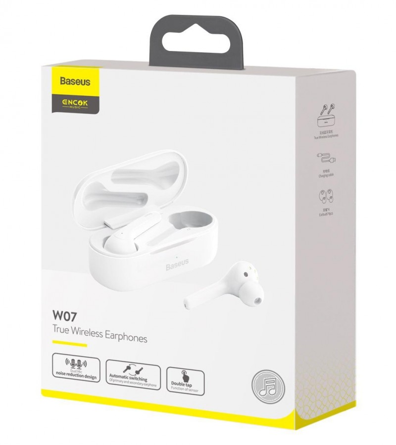 Baseus W07 Bluetooth Earphone TWS Wireless Bluetooth Earphone 3D Stereo Sports Wireless Earphones
