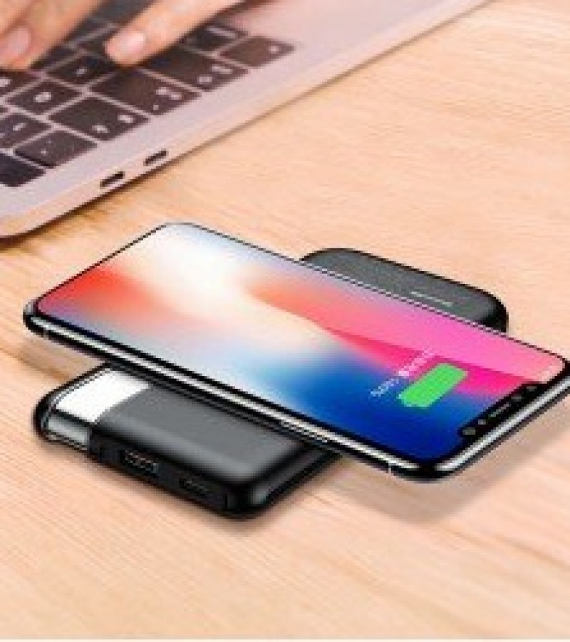Baseus Wireless 10000mAh Charging Power Bank – Charge 2 devices at one time - Portable