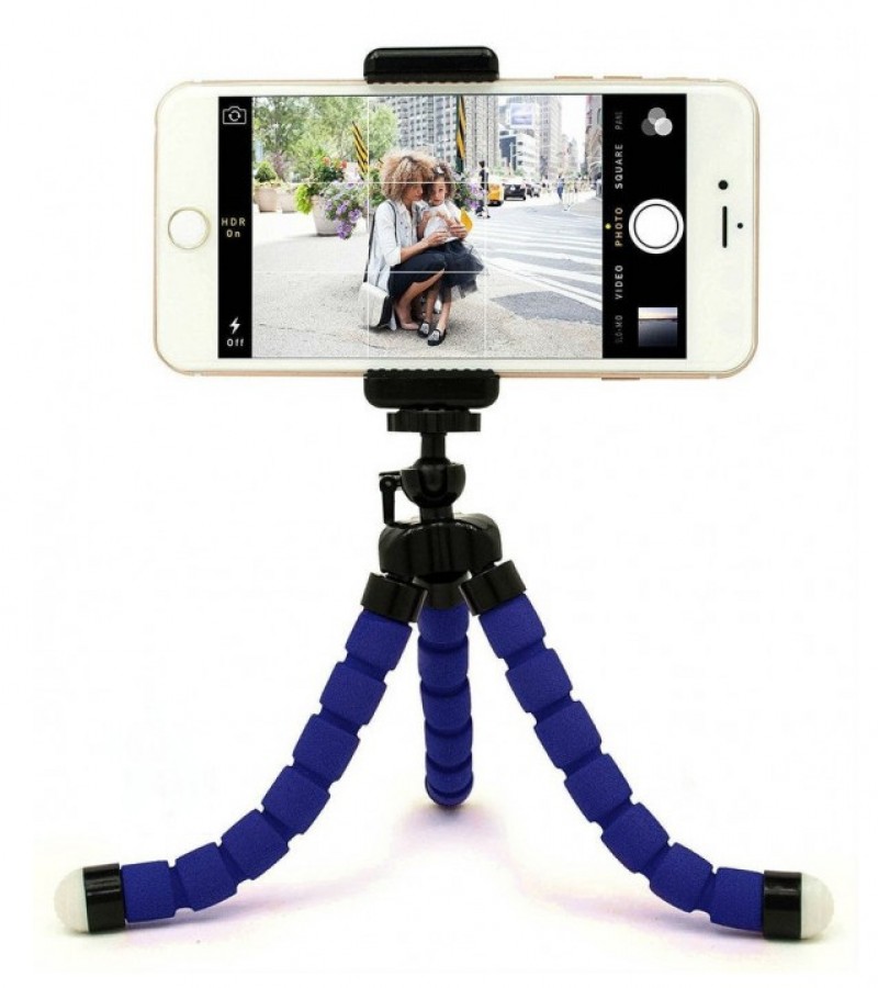 Flexible Octopus Tripod Stand Large - Blue