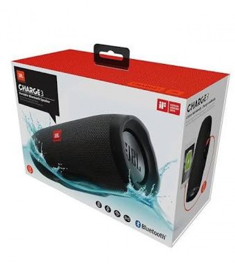 JBL CHARGE3+ BLUETOOTH SPEAKER BIG PACKING