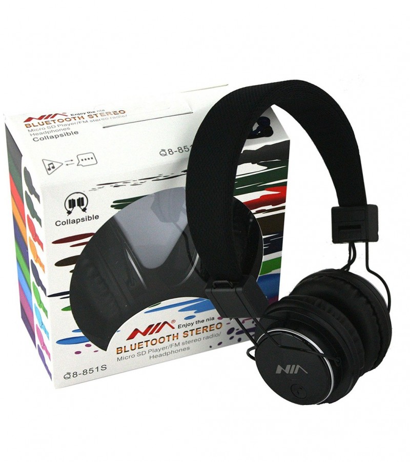 NIA Q8-851S BLUETOOTH WIRLESS HEADPHONE (HOT SALE)