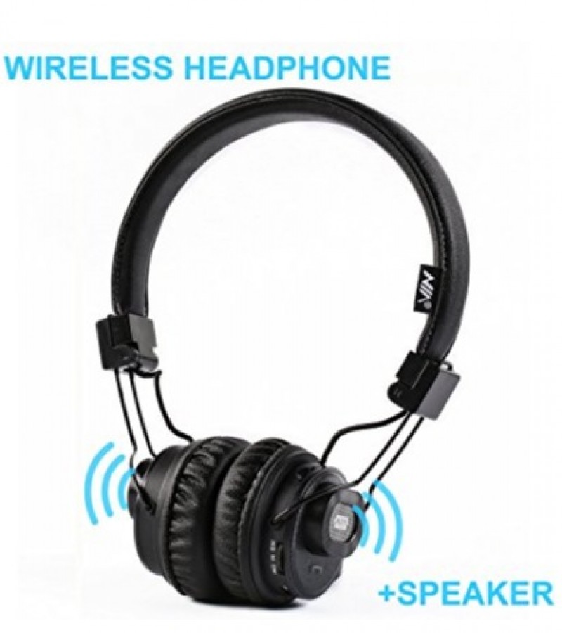 NIA X5SP Bluetooth Wireless Headphone+Speaker