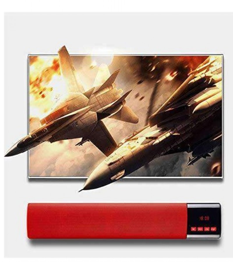 Red Bluetooth Speaker - Lengthy Design