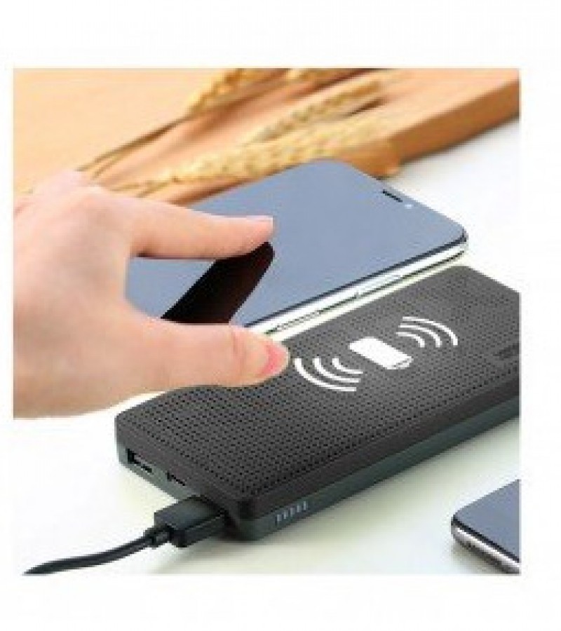 Remax RPP-103 Miles Wireless Charger Power Bank With 2 Output Ports - 10,000 mAh