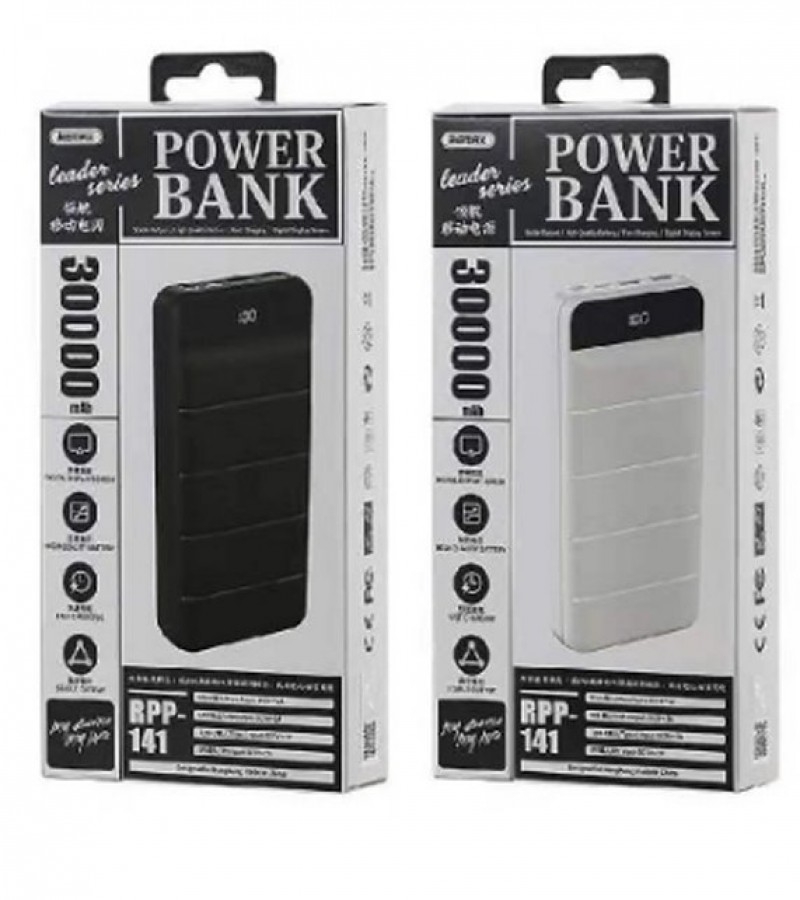Remax RPP-141 Leader Series 30000mAh Powerbank with 3 Charging Inputs