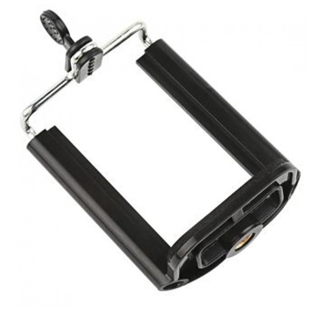 Universal Tripod Clip Mount Adabter For Mobile - Black