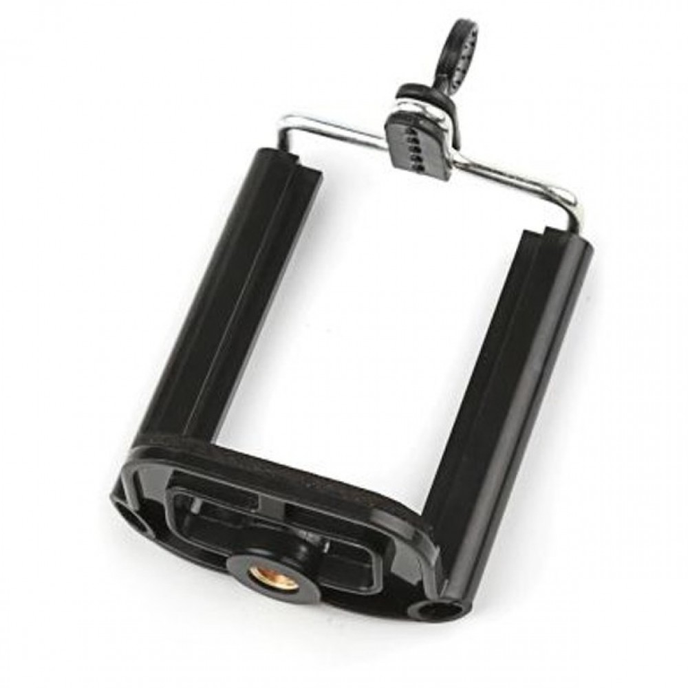 Universal Tripod Clip Mount Adabter For Mobile - Black
