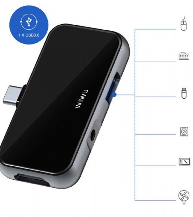 Wiwu Alpha T5 Pro 4 In 1 Type-C Hub
