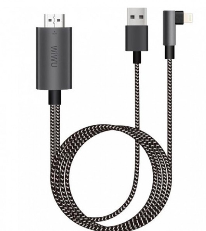 WIWU Lightning HDTV Adapter Cable Phone To TV