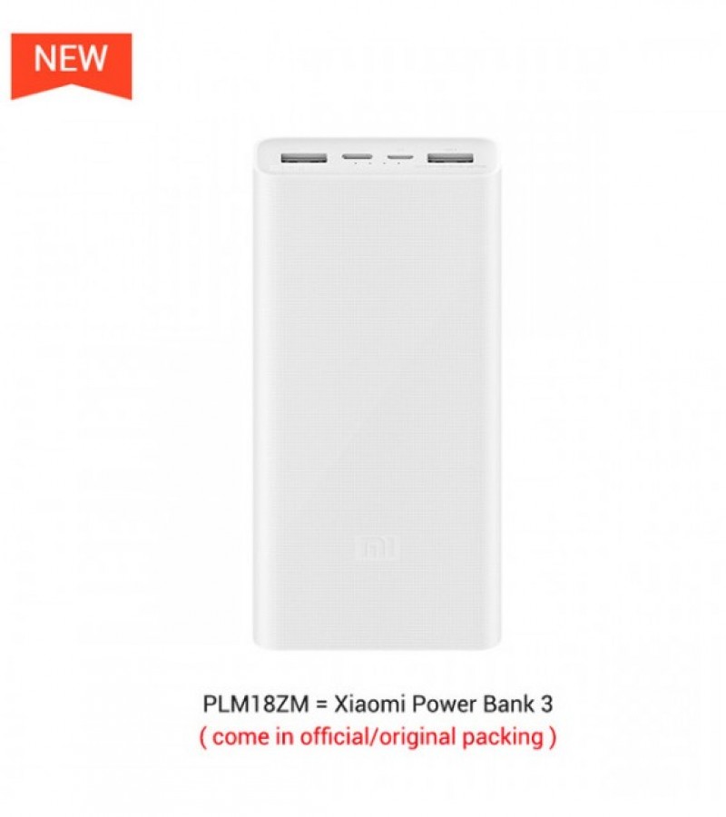 Xiaomi Power Bank 3 PLM18ZM 20000mAh 18W Two-way Quick Charge Type-C