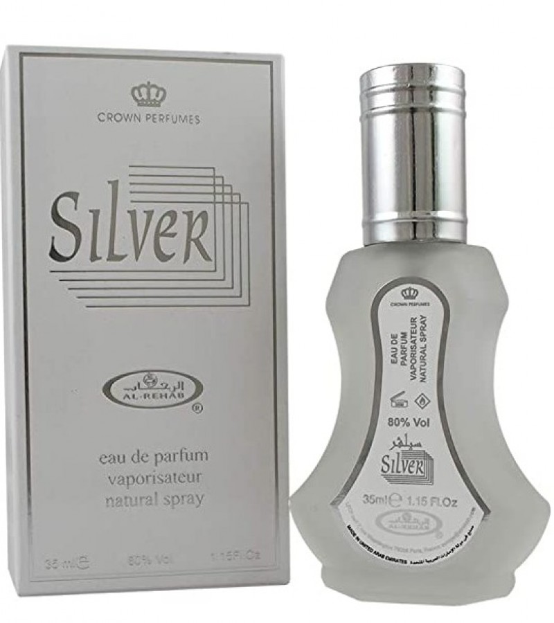 Al Rehab Silver Perfume For Unisex - EDP - 35 ml