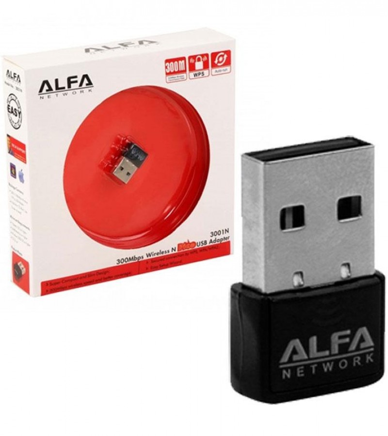 ALFA Wifi Chip - ALFA Wifi Dongle - Alfa Wifi USB adapter mini 150 Mbps