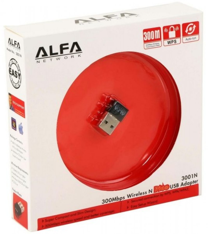 ALFA Wifi Chip - ALFA Wifi Dongle - Alfa Wifi USB adapter mini 150 Mbps