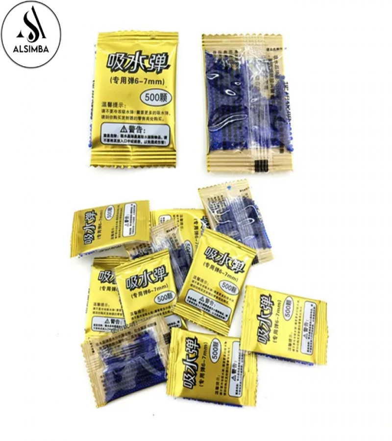 Alsimba 10000 Pcs Gel Balls 7.5mm - Refill Ammo for Gel Blasters Toy Guns - Pack of 20 Gel Beads for Water Blaster