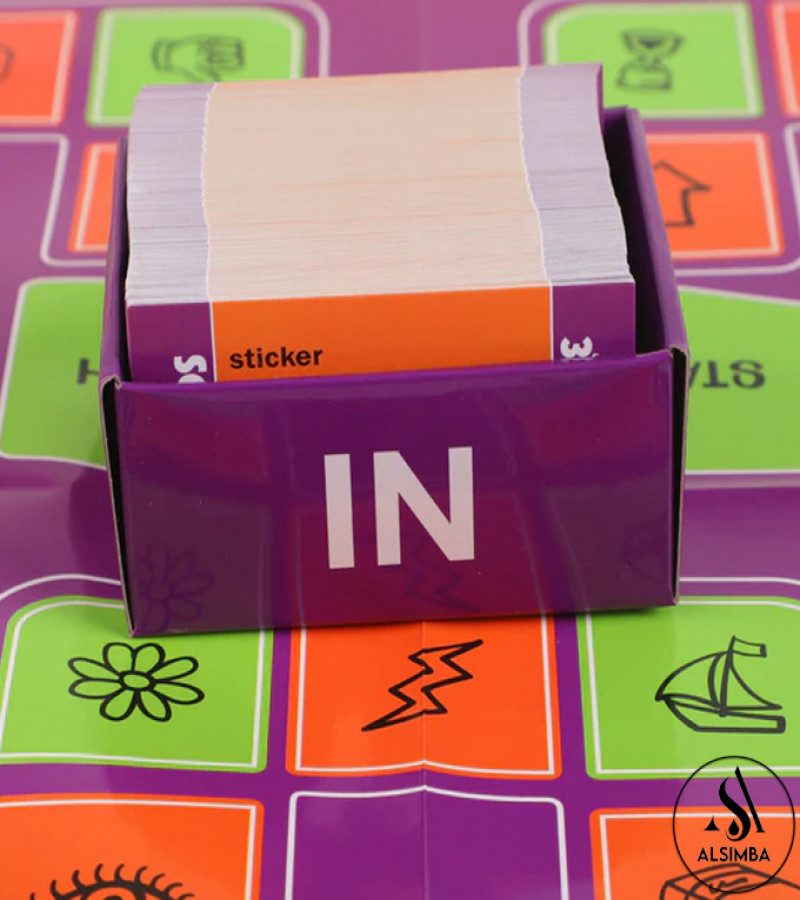 Alsimba 30 Seconds Junior Board Game – Quick Thinking & Talking Game for Kids & Family, Birthday Gift – Purple