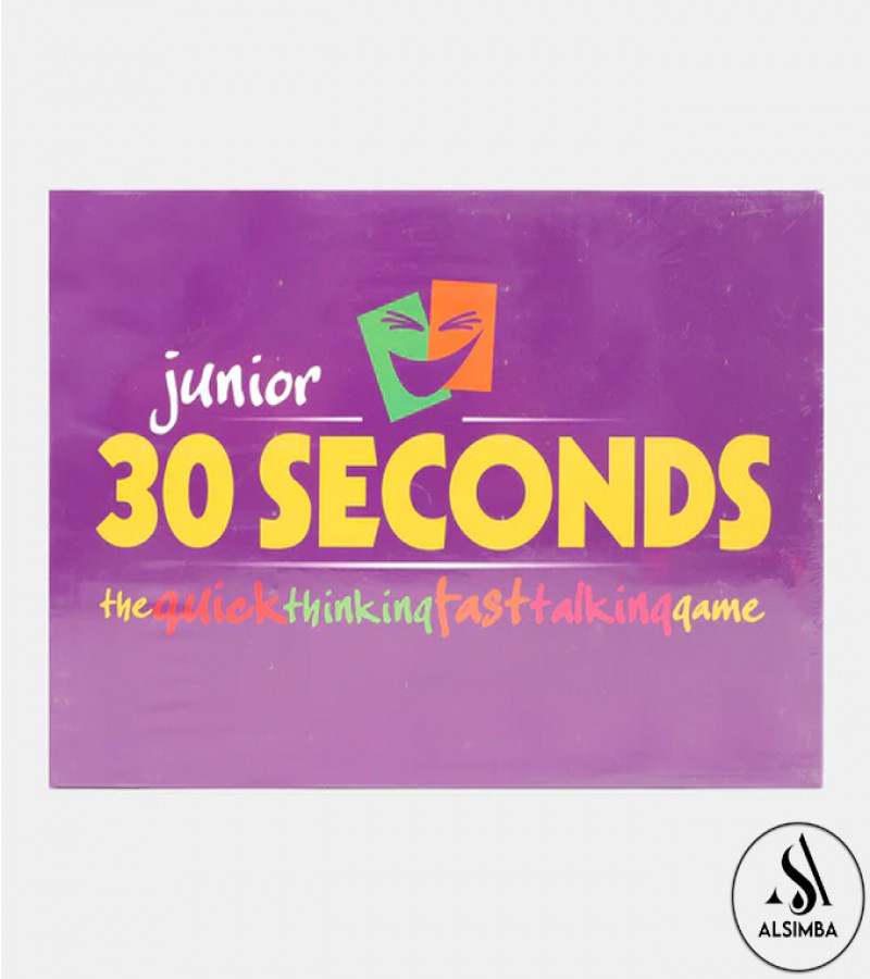 Alsimba 30 Seconds Junior Board Game – Quick Thinking & Talking Game for Kids & Family, Birthday Gift – Purple