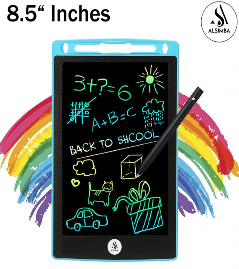 Alsimba 8.5 Inch LCD Multicolor Writing Tablet for Kids Electronic Sketch Drawing Pad Doodle Board