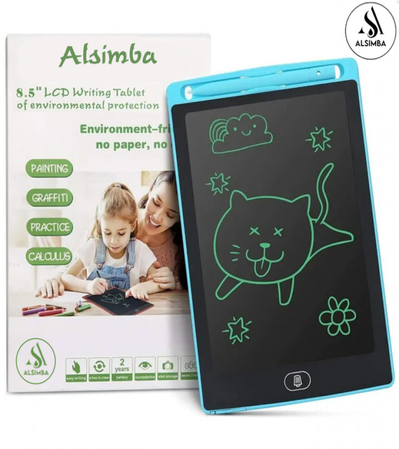 Alsimba 8.5 Inch LCD Single Color Writing Tablet for Kids Electronic Sketch Drawing Pad Doodle Board