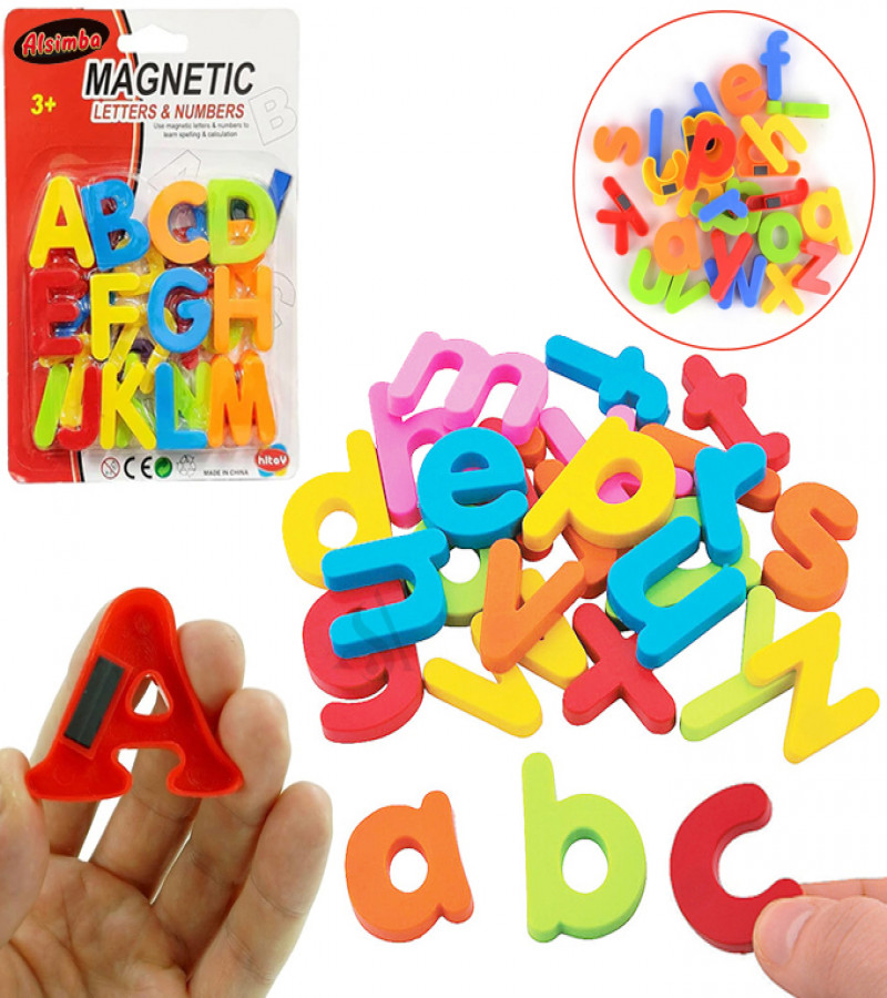 Alsimba ABC Magnetic Alphabet Letter Capital Fridge Magnets Learning Toy For Kids