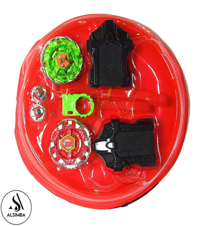 Alsimba Beyblade Metal Masters Combat Set – Super Hero Fusion Tops Battle Arena Toy Set for Kids Boys Ages 6+