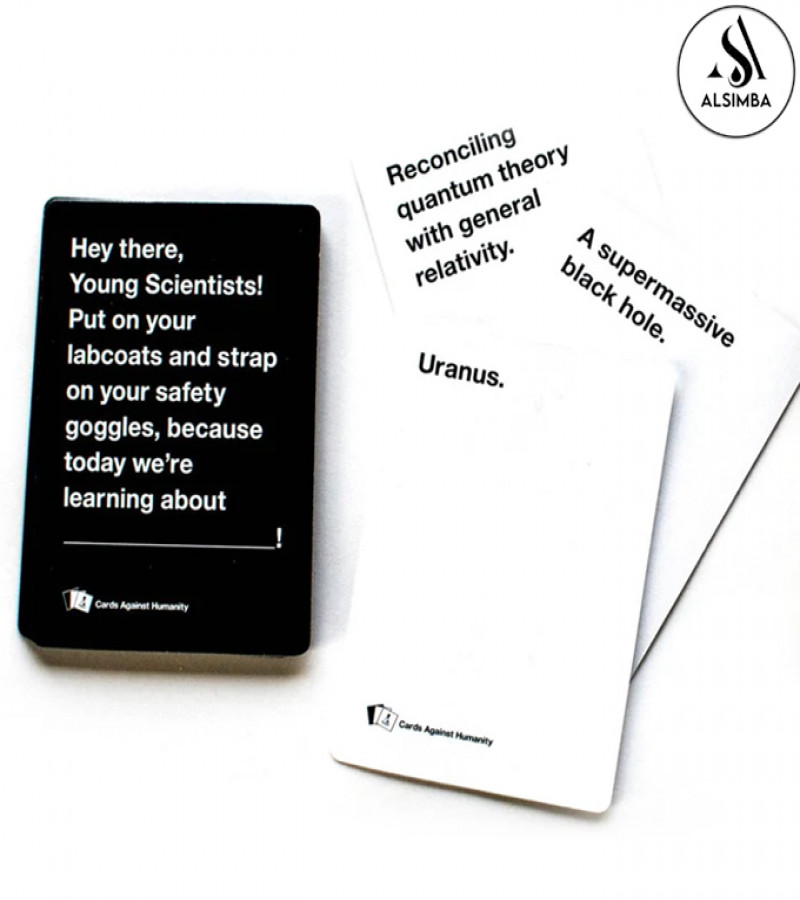 Alsimba Cards Against Humanity UK Edition – Fun Family & Party Game for Adults – Hilarious Card Game Gift for Xmas