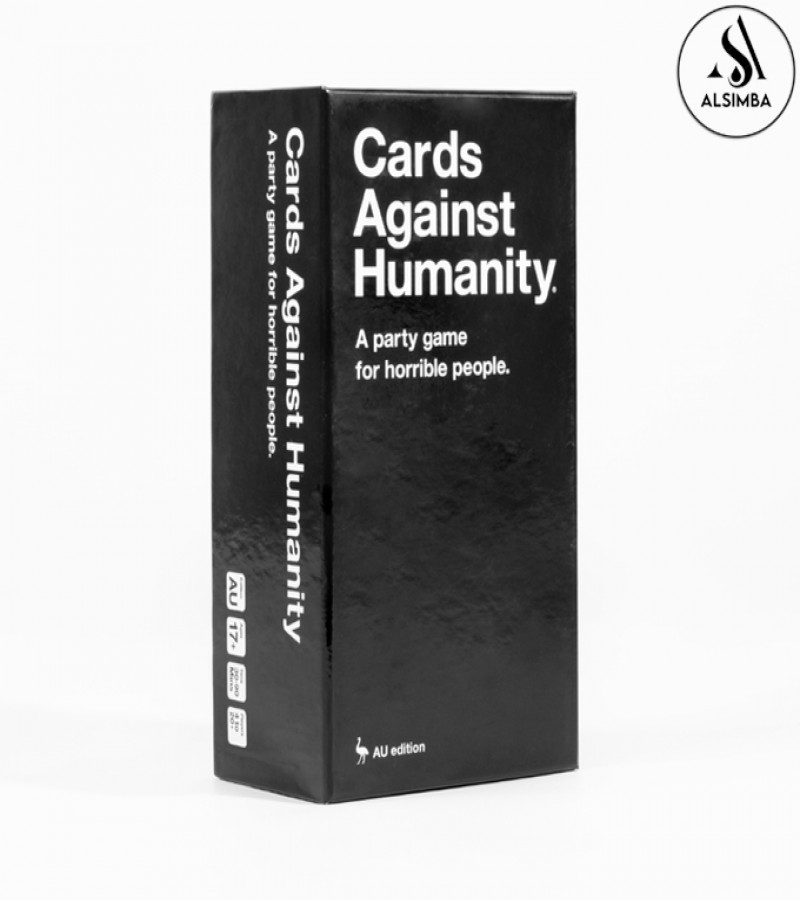 Alsimba Cards Against Humanity UK Edition – Fun Family & Party Game for Adults – Hilarious Card Game Gift for Xmas