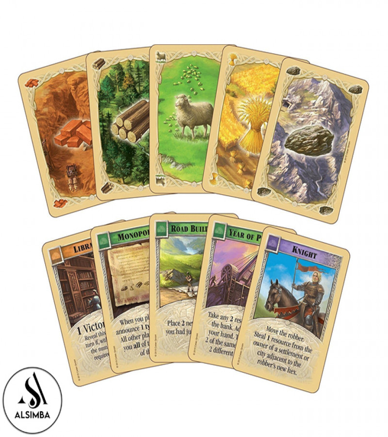 Alsimba Catan Extension Trade Build Settle Strategy Board Game Ages 10+ for Family & Adults | 3-4 Players | 60 Min Play