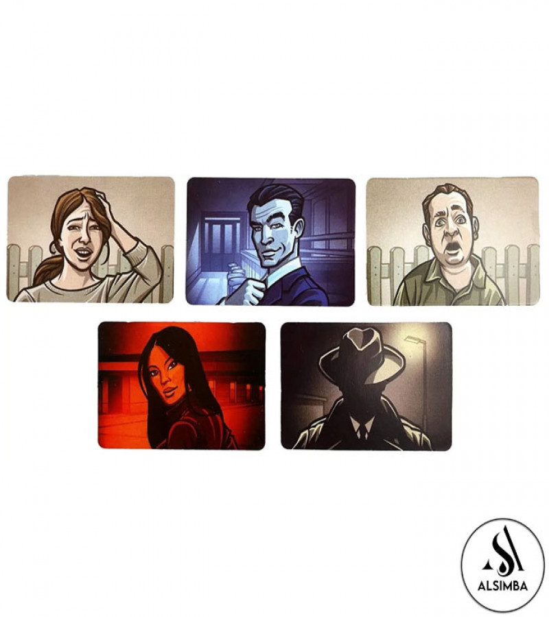 Alsimba Encryption Names Confidential Word Board Game – Exciting Spy Adventure for Family & Friends, 2–8 Players