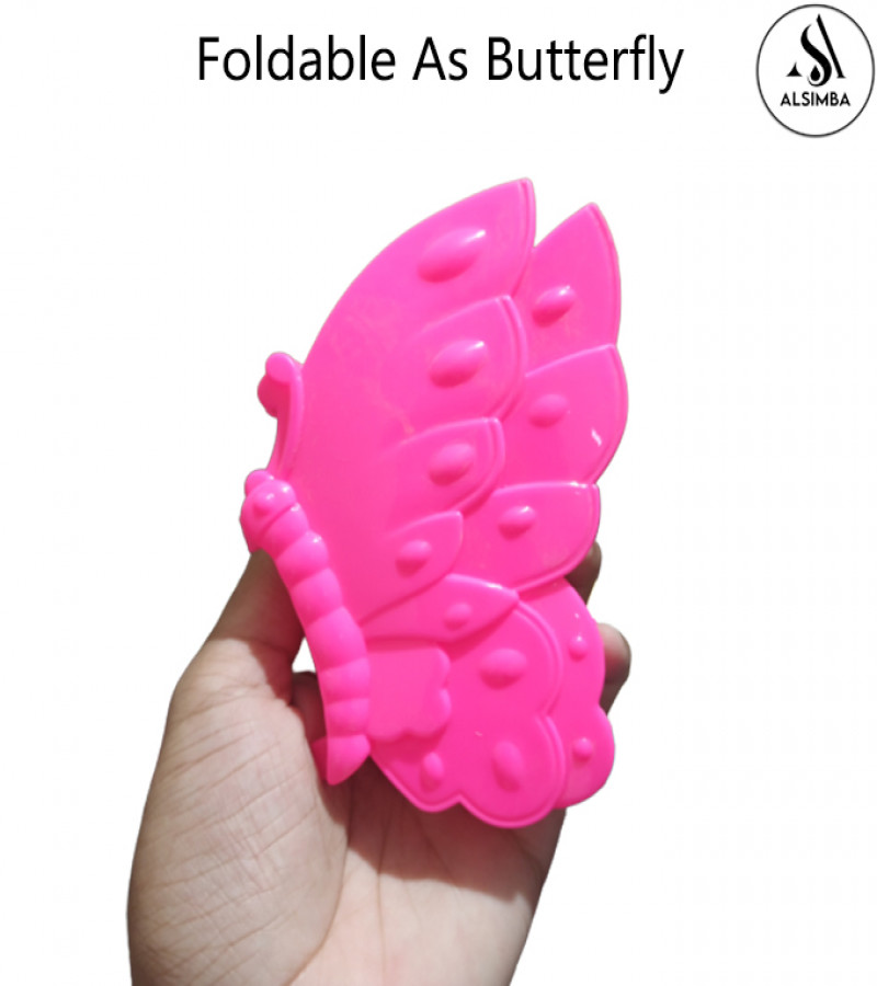 Alsimba Hello Kitty Butterfly Makeup Kit Toy for Girls – Mini Foldable Dressing Case – Multicolor – 9 Inch