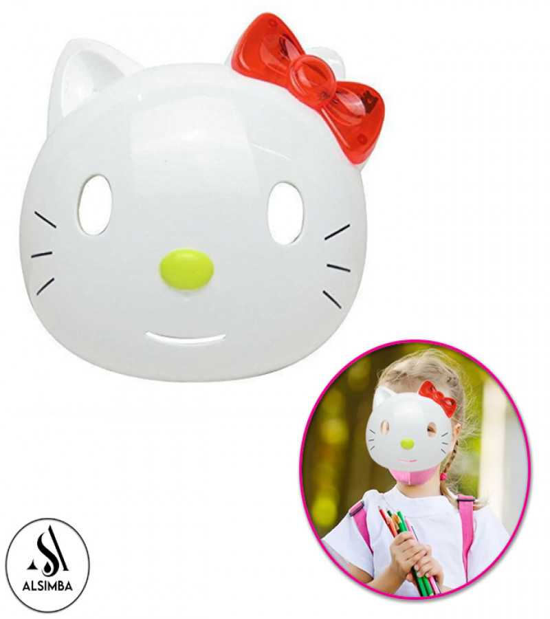 Hello Kitty Mask for Kids Girls – Birthday Party Costume Toy – Cosplay Pretend Play – High Quality Plastic Mask