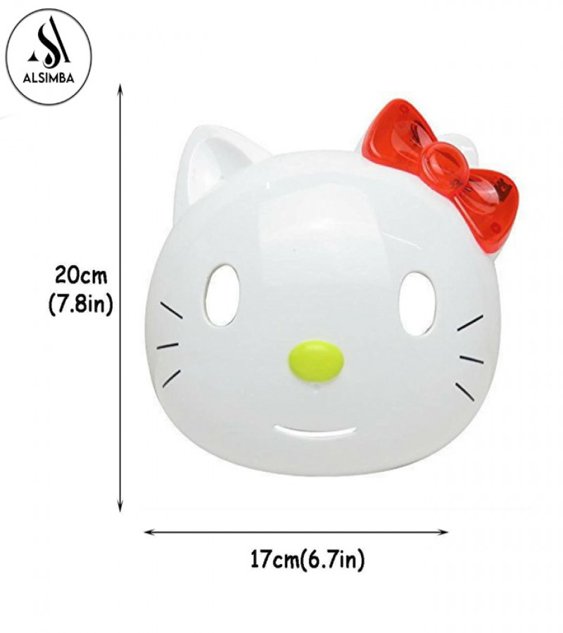 Hello Kitty Mask for Kids Girls – Birthday Party Costume Toy – Cosplay Pretend Play – High Quality Plastic Mask