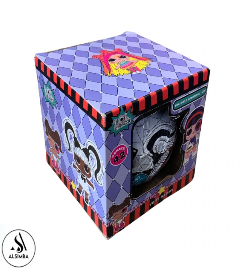 Alsimba LOL Surprise Dolls Set for Kids - 7-Layer Surprise Ball with Doll, Accessories & Outfits - Ages 3+ - Purple Box
