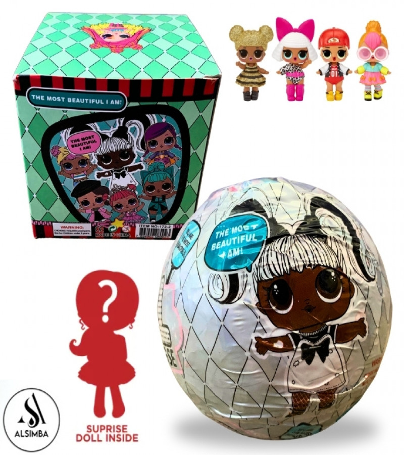 Alsimba LOL Super Big Se Surprise Dolls Set for Kids – 7-Layer Balls, Outfits, Sparkle Dolls – Green Box Gift Edition
