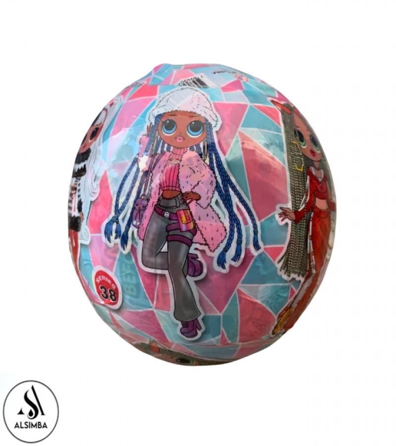 Alsimba LOL Surprise Dolls Set for Kids - 7-Layer Surprise Ball with Doll, Accessories & Outfits - Ages 3+ - Purple Box