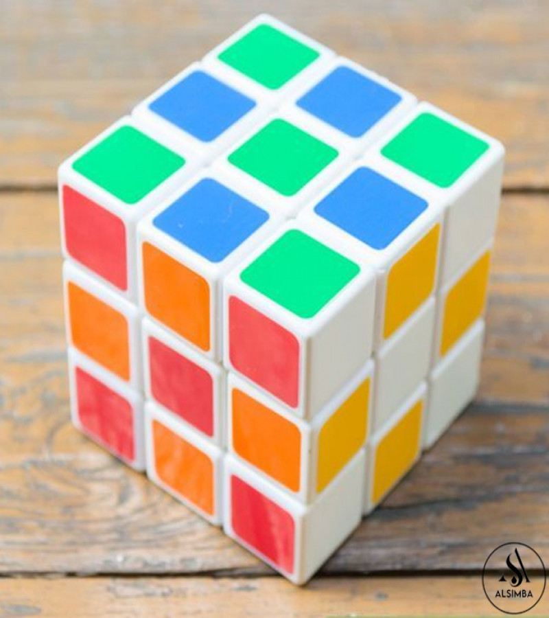 Alsimba Magic Speed Rubik’s Cube 3x3x3, 56mm Fast Smooth Twist Puzzle Toy for Kids, Bright Stickers, Brain Booster
