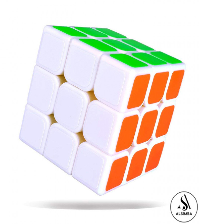 Alsimba Magic Speed Rubik’s Cube 3x3x3, 56mm Fast Smooth Twist Puzzle Toy for Kids, Bright Stickers, Brain Booster