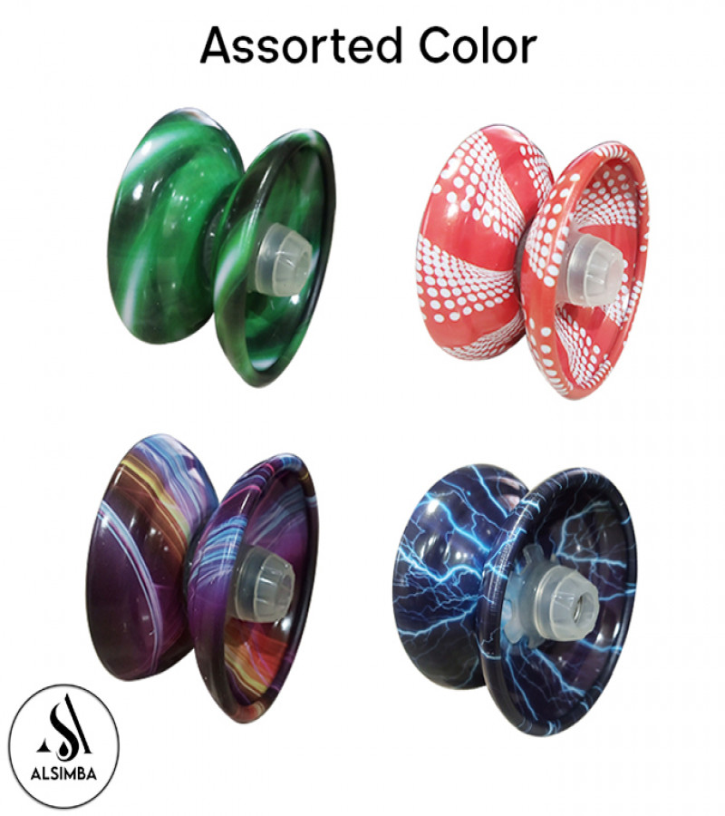 Alsimba Old is Gold YOYO Toy for Kids – Grass Green Metal Diecast Funky Alloy Yo-yo with String & Bearing Ring Gift