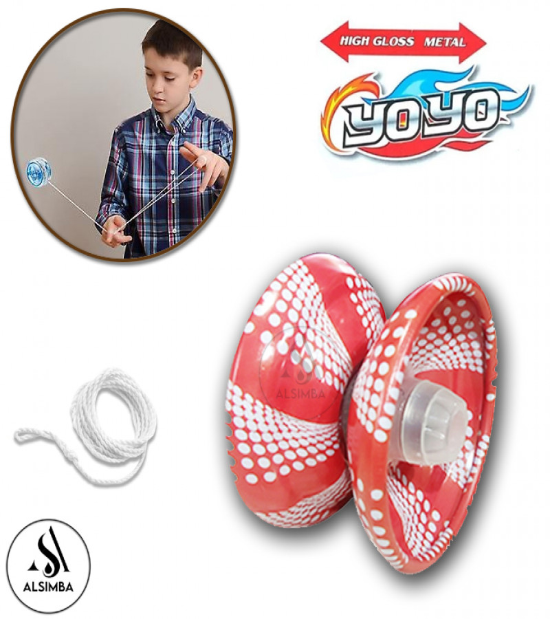Alsimba Magical YOYO Old is Gold Toy for Kids - Green Funky Diecast Metal Alloy Speed Yo-yo with String Ring Gift