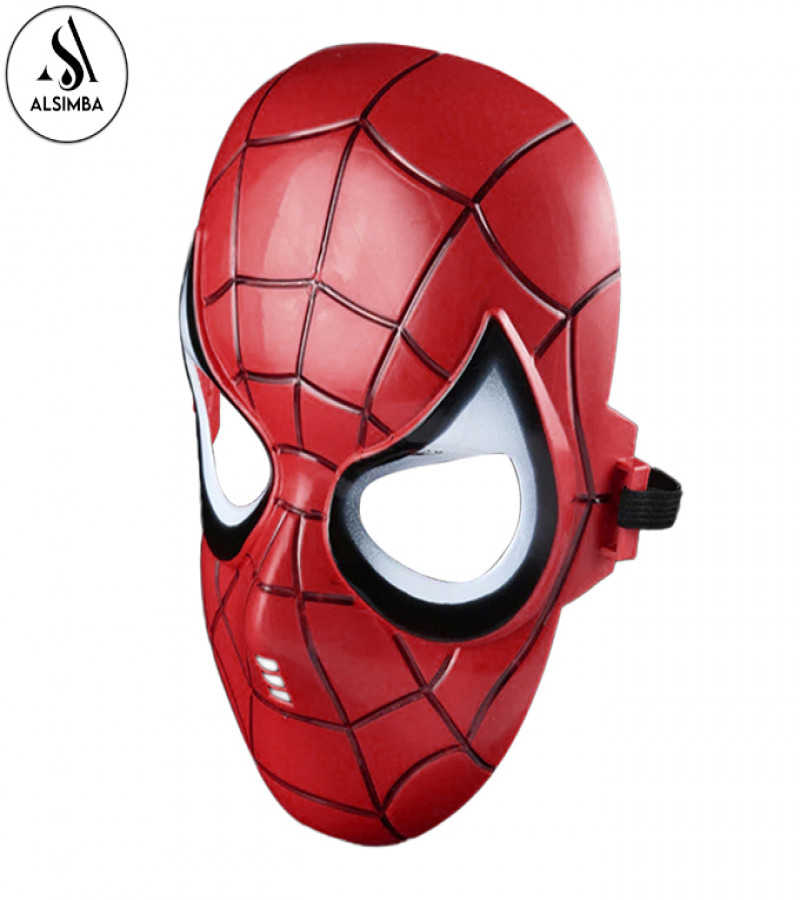 Alsimba Spider-Man Super Hero Mask for Kids – High Quality Plastic Cosplay Toy for Birthday & Halloween Parties