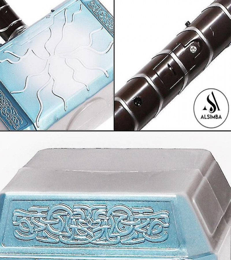 Alsimba Marvel Avengers Thor Hammer LED Toy with Lights & Music – 12" Special Edition for Kids – Premium Quality