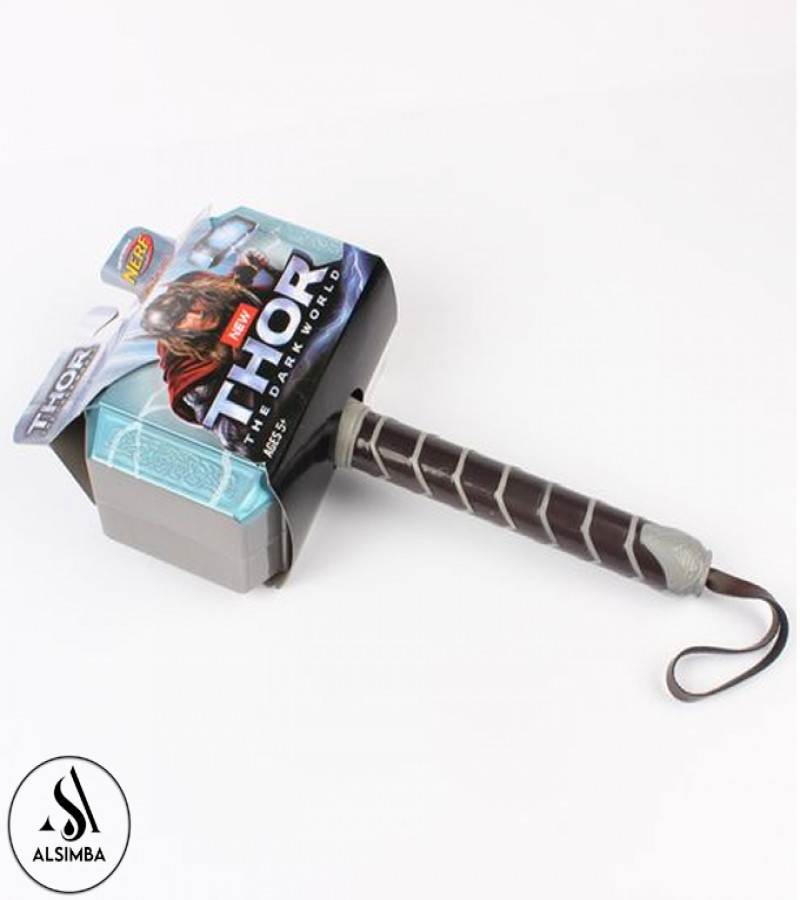 Alsimba Marvel Avengers Thor Hammer LED Toy with Lights & Music – 12" Special Edition for Kids – Premium Quality